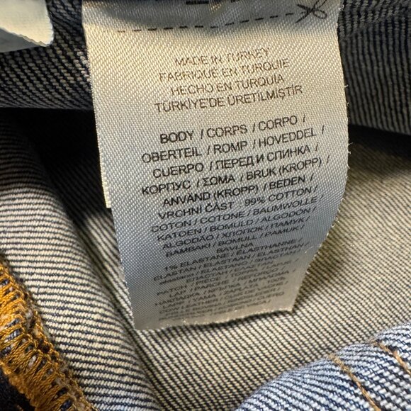 Polo Ralph Lauren Wide Leg Flare Jeans 31 Blue Stretch Denim - Picture 6 of 9